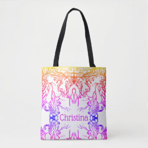 Tote Art Nouveau Alphonse Mucha bolsa inverível