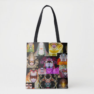 Tote Arte pelo bolsa da colagem de Davey PHOTOBOOTHME