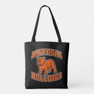 Tote Artesia Bulldog "Orange Dog" Bolsa