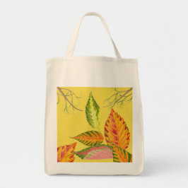 Tote Arty Autumn em uma Bolsa de compra