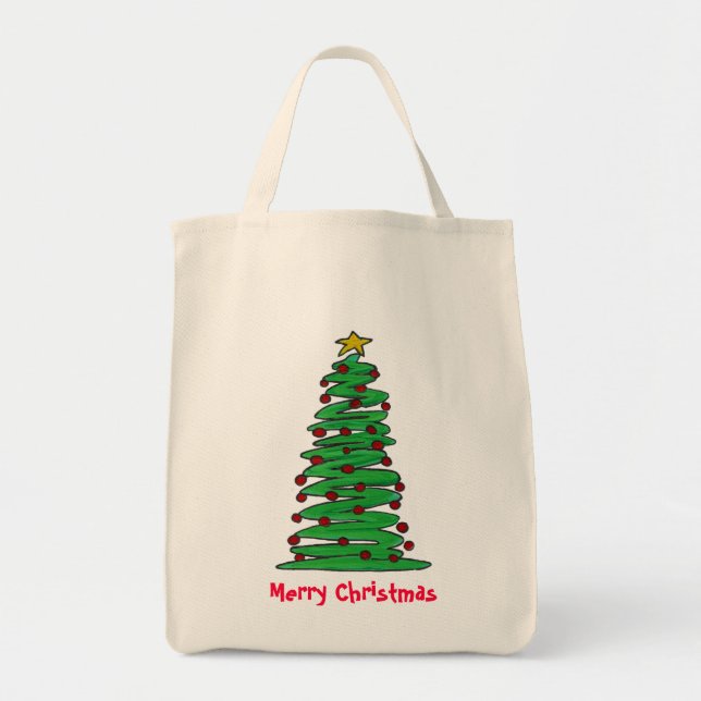 Tote Árvore de Natal do saco de bolsa (Frente)
