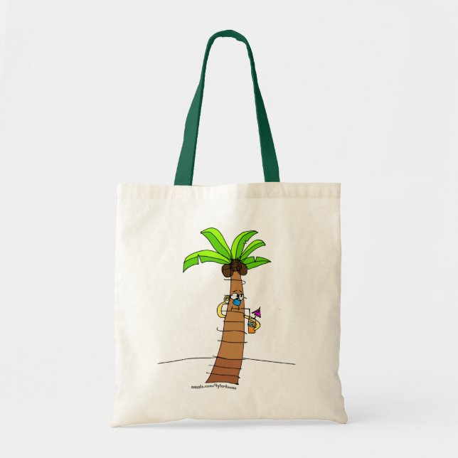 Tote Árvore e bebida tropicais do bolsa (Frente)