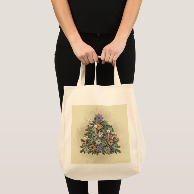 Tote Árvore Natal - Saco de Toques, Bolsa de compra (Frente (produto))