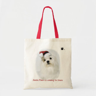 Tote As patas do papai noel estão vindo ao bolsa da