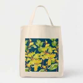 Tote Autumn Berries em um Grocery Bolsa