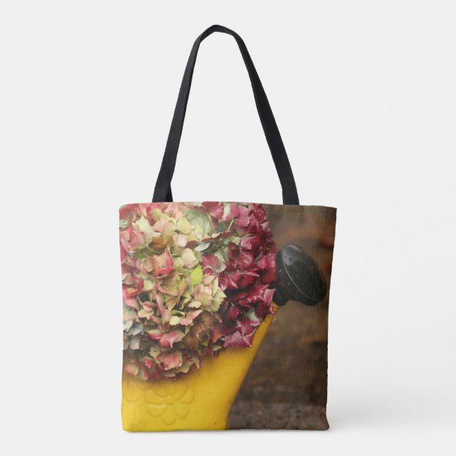 Tote Autumn Hydrengea Bolsa (Verso)