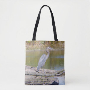 Tote Azul Heron, dupla face por toda a bolsa