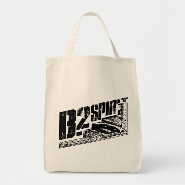 Tote B-2 Bolsa de mercearia espirituosa (Frente)