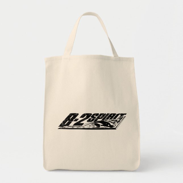 Tote B-2 Bolsa de mercearia espirituosa (Frente)