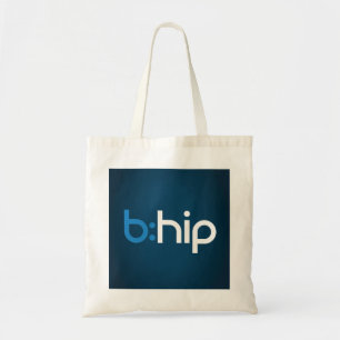 Tote b: o bolsa anca do orçamento - fundo azul