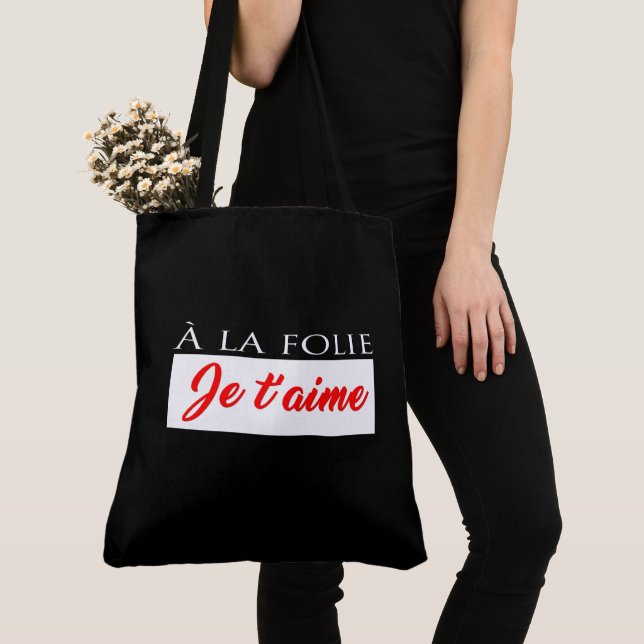 Tote Bag À la folie Je t’aime (Close Up)