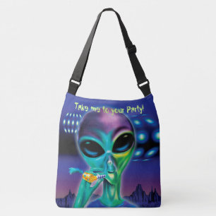 Tote Bag Alienígena Leve-me à sua festa