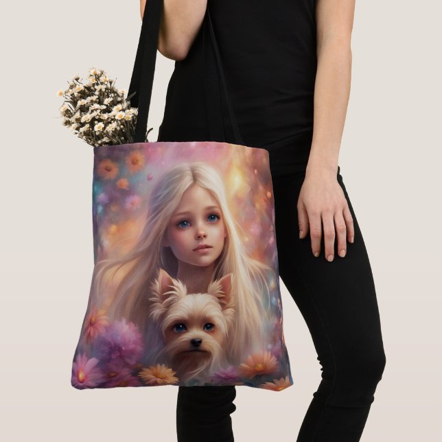 Tote Bag All-Over-Impressão, Grande (Close Up)