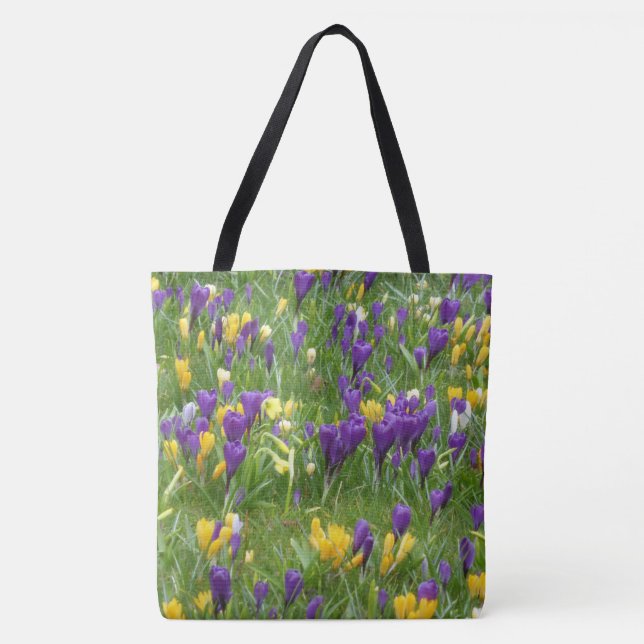 Tote Bag amarelo e roxo (Frente)