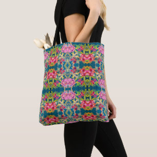 Tote Bag (ao) - Caleidoscópio de Flores
