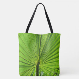 Tote Bag (ao) - Green Palm Frond