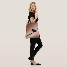 Tote Bag (ao) - Silhouette de Hummingbird