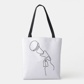 Tote Bag: Arte em Linha (Cantor)