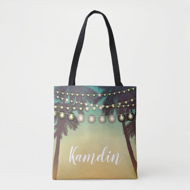 Tote Bag Beach Personalizado Sunset (Frente)