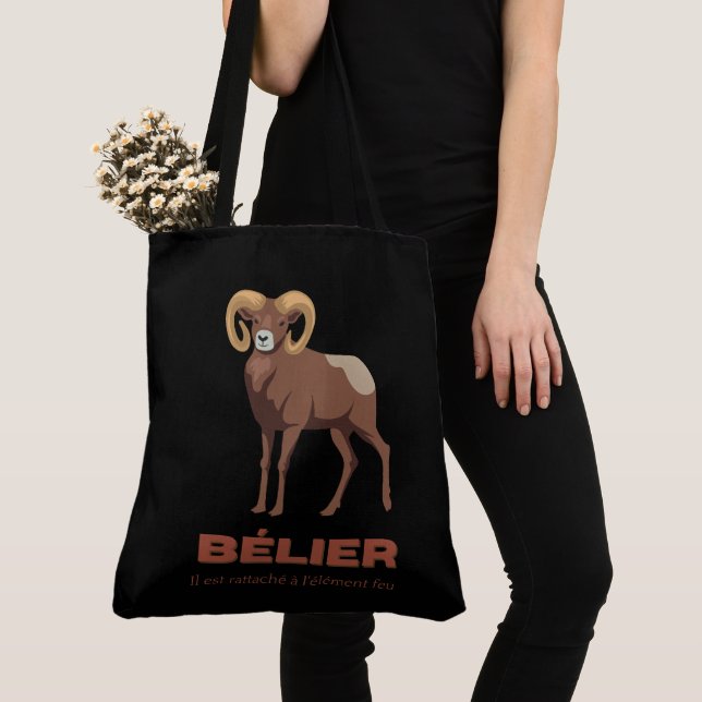 Tote Bag Bélier (Close Up)