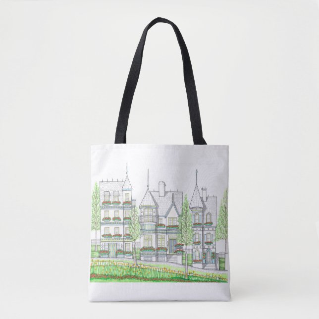 Tote Bag, casa vitoriana (Frente)