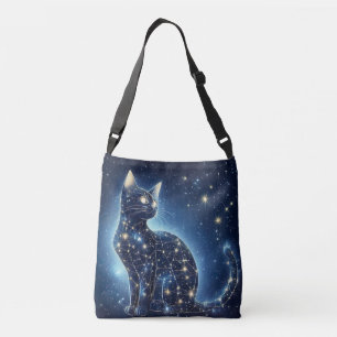 Tote Bag Celestial de Gato - Felino estrelado míst