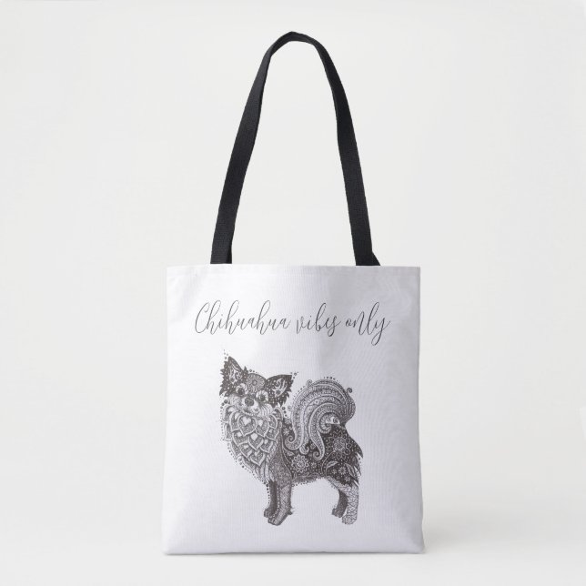 Tote Bag Chihuahua Vibes (Frente)
