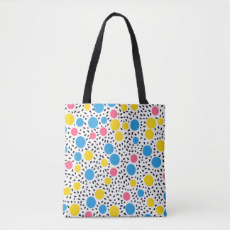 Tote Bag Colorida Pontilhada - Na moda e Exclusivo