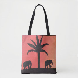 Tote Bag com elefante Design