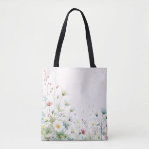 Tote Bag com flores silvestres