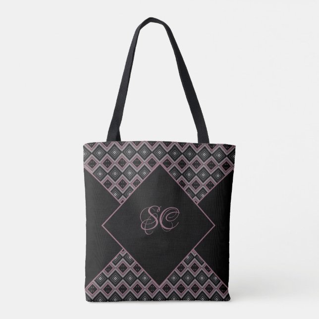 Tote Bag Com Seu Monograma (Verso)