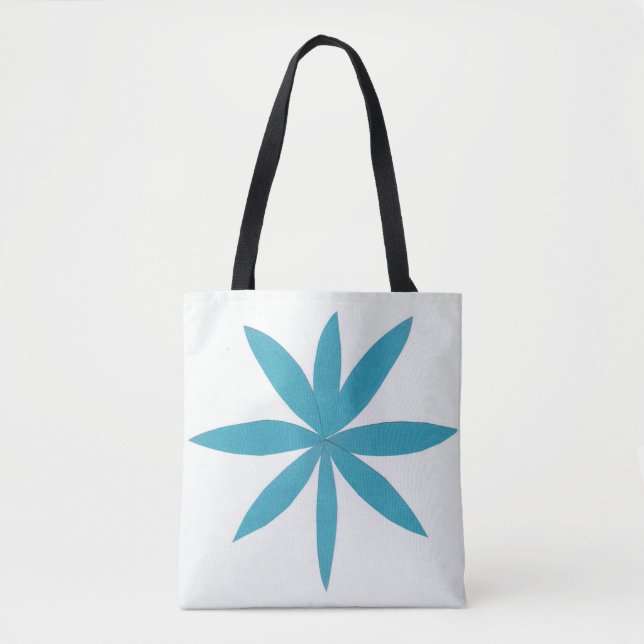 Tote Bag com Turquoise Star (Frente)