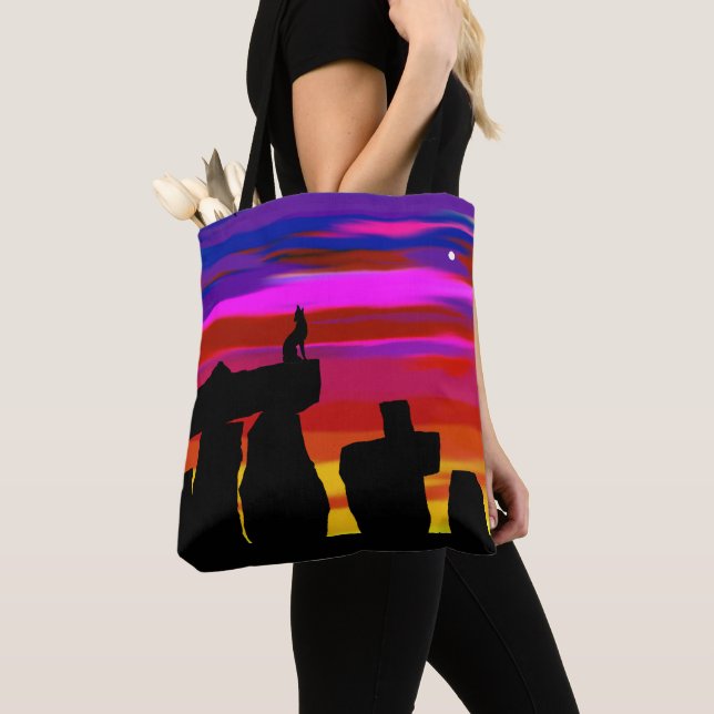 Tote Bag Coyote Sunset (Close Up)