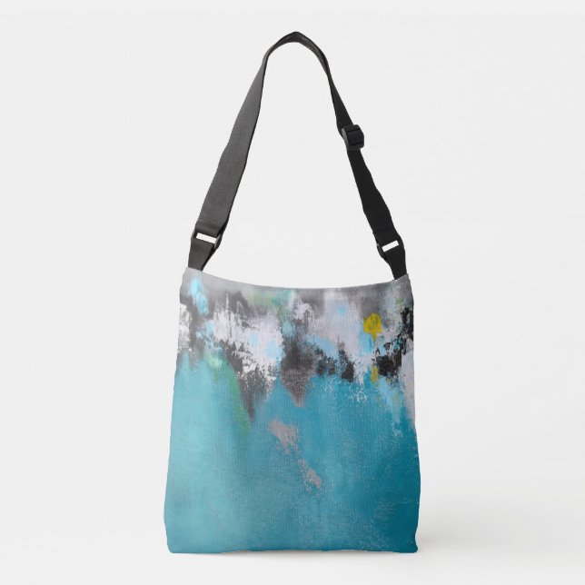 Tote Bag Crossbody - Abstrato 'Coast' (Frente)
