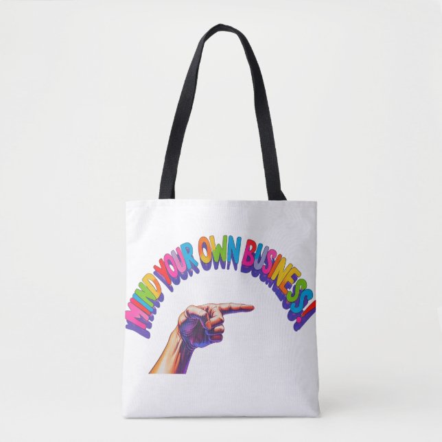 Tote Bag - Cuide da sua vida. (Frente)