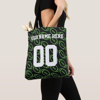 Tote Bag de Futebol Verde Personalizado