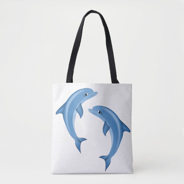 Tote Bag de Golfinhos (Frente)