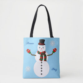 tote bag de hombre de nieve