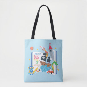 Tote Bag de Livro de Meninos Whimsical