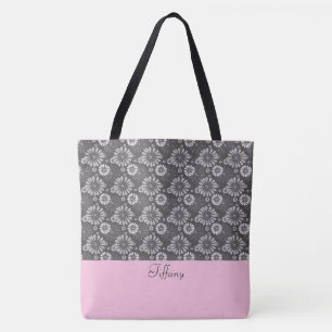 Tote Bag de Padrão Floral