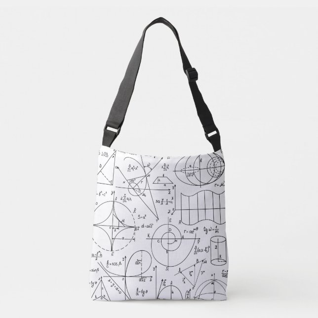 Tote Bag de Padrão Matemático (Frente)