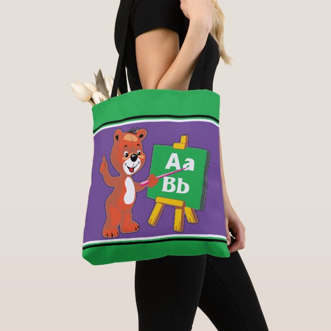 Tote Bag De Professores Da Escola Do Bear ABC (Close Up)