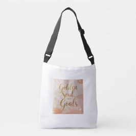 Tote Bag Design – “Golden Soul, New Goals.” – Gold