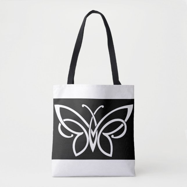 Tote Bag, design 'TribalButterfly' (Frente)