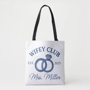 Tote Bag do Clube de Wifey Personalizado, Sra. Tot
