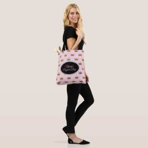 Tote Bag do Pageant Corwns Dourados