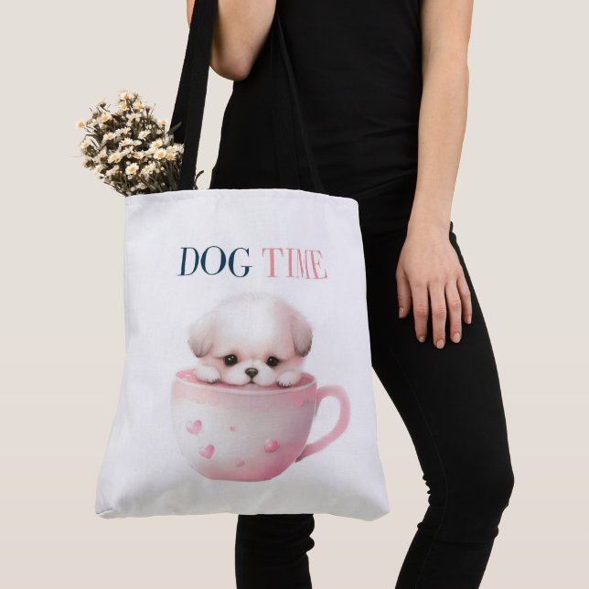 Tote Bag DogTime (Close Up)