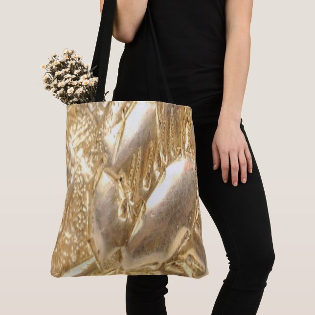 Tote Bag Dourado (Close Up)