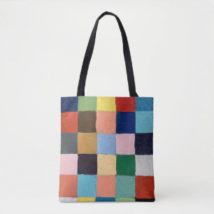 Tote Bag em Design Funky Squares