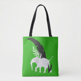 Tote Bag Epaule Animal Friendship - Elephant